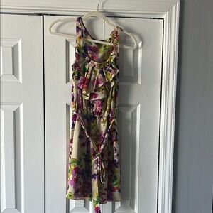 Floral Ruffle Dress with pockets